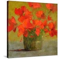 Nasturtiums I-Sheila Finch-Stretched Canvas