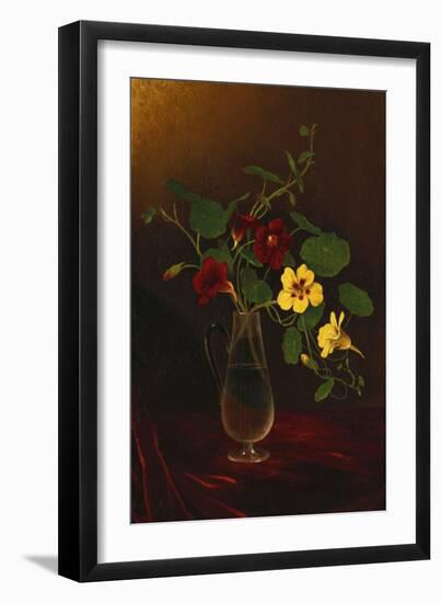 Nasturtiums in a Vase, Circa 1865-1875-David Gilmour Blythe-Framed Giclee Print