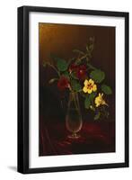 Nasturtiums in a Vase, Circa 1865-1875-David Gilmour Blythe-Framed Giclee Print