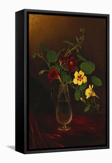 Nasturtiums in a Vase, Circa 1865-1875-David Gilmour Blythe-Framed Stretched Canvas