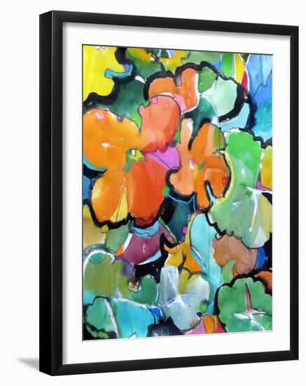 Nasturtiums-Emily Weil-Framed Art Print