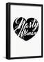 Nasty Woman (White & Black)-null-Framed Poster