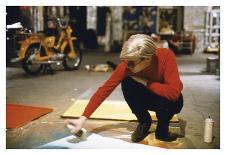Andy Warhol, 1966 (2)-Andy Warhol/ Nat Finkelstein-Framed Art Print