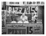 Hot Italian Pizza-Nat Norman-Framed Art Print