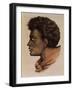Natai, a Maori Chief from Bream Bay, New Zealand, Plate 63 from "Voyage of the Astrolabe"-Louis Auguste de Sainson-Framed Giclee Print