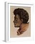 Natai, a Maori Chief from Bream Bay, New Zealand, Plate 63 from "Voyage of the Astrolabe"-Louis Auguste de Sainson-Framed Giclee Print