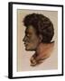 Natai, a Maori Chief from Bream Bay, New Zealand, Plate 63 from "Voyage of the Astrolabe"-Louis Auguste de Sainson-Framed Giclee Print