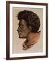 Natai, a Maori Chief from Bream Bay, New Zealand, Plate 63 from "Voyage of the Astrolabe"-Louis Auguste de Sainson-Framed Giclee Print