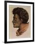 Natai, a Maori Chief from Bream Bay, New Zealand, Plate 63 from "Voyage of the Astrolabe"-Louis Auguste de Sainson-Framed Giclee Print