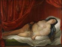 An Odalisque in Red Interior, Early 19th C-Natale Schiavoni-Giclee Print