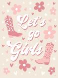 Let's Go Girls-Natalie Carpentieri-Art Print