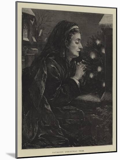 Natalie's Christmas Tree-Henry Woods-Mounted Giclee Print