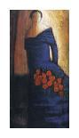 Quelques Fleurs sur Bleus d'Azur-Natalie Savard-Framed Giclee Print
