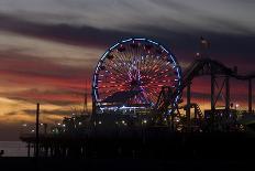 Sunset, Santa Monica Beach-Natalie Tepper-Photo