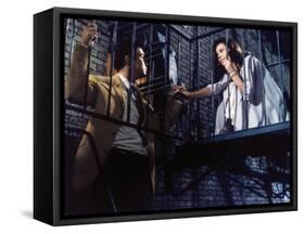 Natalie Wood, Richard Beymer. "West Side Story" 1961, Directed by Robert Wise-null-Framed Stretched Canvas