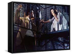 Natalie Wood, Richard Beymer. "West Side Story" 1961, Directed by Robert Wise-null-Framed Stretched Canvas