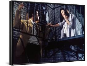 Natalie Wood, Richard Beymer. "West Side Story" 1961, Directed by Robert Wise-null-Framed Photographic Print