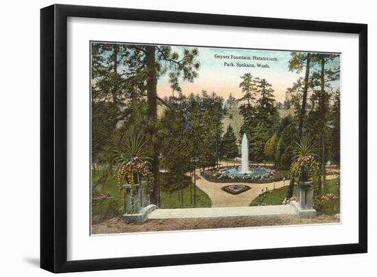 Natatorium Park, Spokane, Washington-null-Framed Art Print