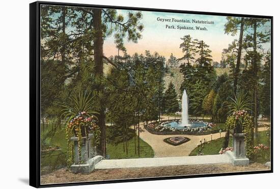 Natatorium Park, Spokane, Washington-null-Framed Stretched Canvas