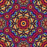 Kaleidoscope Pattern-natbasil-Stretched Canvas