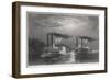 Natchez and Eclipse-Ed Willmann-Framed Art Print