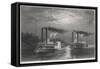 Natchez and Eclipse-Ed Willmann-Framed Stretched Canvas
