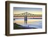 Natchez, Mississippi, Historic Under The Hill District, Natchez-Vidalia Bridge-John Coletti-Framed Photographic Print