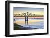 Natchez, Mississippi, Historic Under The Hill District, Natchez-Vidalia Bridge-John Coletti-Framed Photographic Print