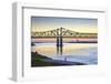 Natchez, Mississippi, Historic Under The Hill District, Natchez-Vidalia Bridge-John Coletti-Framed Photographic Print