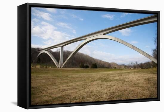 Natchez Trace Parkway Arched Bridge, Nashville, TN-Joseph Sohm-Framed Stretched Canvas