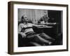 Nate Zusman Taking a Lie Detector Test-null-Framed Photographic Print