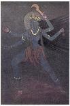 The Goddess Kali the Malevolent Aspect of Shiva's Wife Parvati-Nath Karl-Laminated Photographic Print