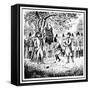 Nathan Hale (1755-1776)-null-Framed Stretched Canvas
