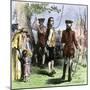 Nathan Hale Hanged by the British as a Spy, 1776-null-Mounted Giclee Print