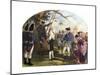 Nathan Hale Led to His Execution Illustration-null-Mounted Giclee Print