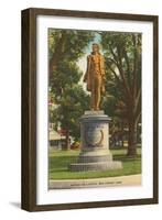 Nathan Hale Statue. New London, Connecticut-null-Framed Art Print