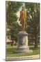 Nathan Hale Statue. New London, Connecticut-null-Mounted Art Print