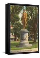 Nathan Hale Statue. New London, Connecticut-null-Framed Stretched Canvas