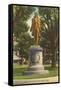 Nathan Hale Statue. New London, Connecticut-null-Framed Stretched Canvas