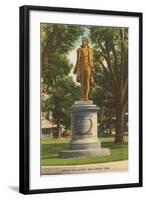 Nathan Hale Statue. New London, Connecticut-null-Framed Art Print