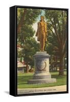 Nathan Hale Statue. New London, Connecticut-null-Framed Stretched Canvas
