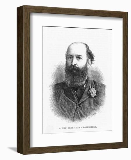 Nathan Meyer Rothschild Head of the English Branch of the International Banking House-null-Framed Art Print