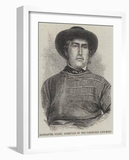 Nathaniel Colby, Coxswain of the Pakefield Life-Boat-null-Framed Giclee Print