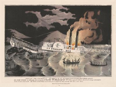 Loss of the Steamboat Swallow, While on her trip from Albany to New York, 1845