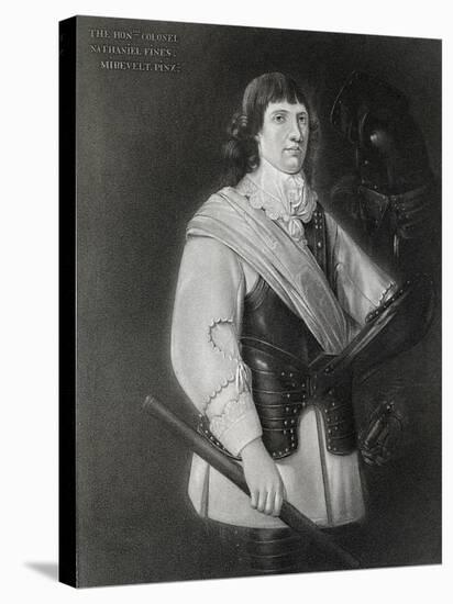Nathaniel Fiennes, (C1608-166), English Politician, 17th Century-Michiel Jansz Van Miereveld-Stretched Canvas