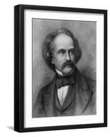 Nathaniel Hawthorne, American Author-Science Source-Framed Giclee Print