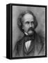 Nathaniel Hawthorne, American Author-Science Source-Framed Stretched Canvas