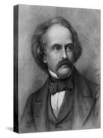 Nathaniel Hawthorne, American Author-Science Source-Stretched Canvas