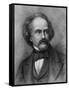 Nathaniel Hawthorne, American Author-Science Source-Framed Stretched Canvas