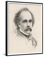 Nathaniel Hawthorne (Originally Hathorne) American Writer at the Age of 58-S.a. Scholl-Framed Premium Giclee Print